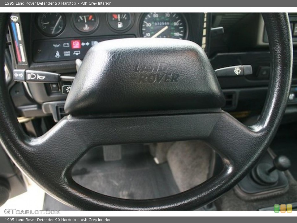 Ash Grey Interior Steering Wheel for the 1995 Land Rover Defender 90 Hardtop #42826689