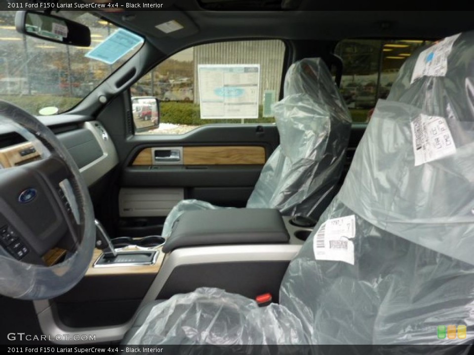 Black Interior Photo for the 2011 Ford F150 Lariat SuperCrew 4x4 #42826921