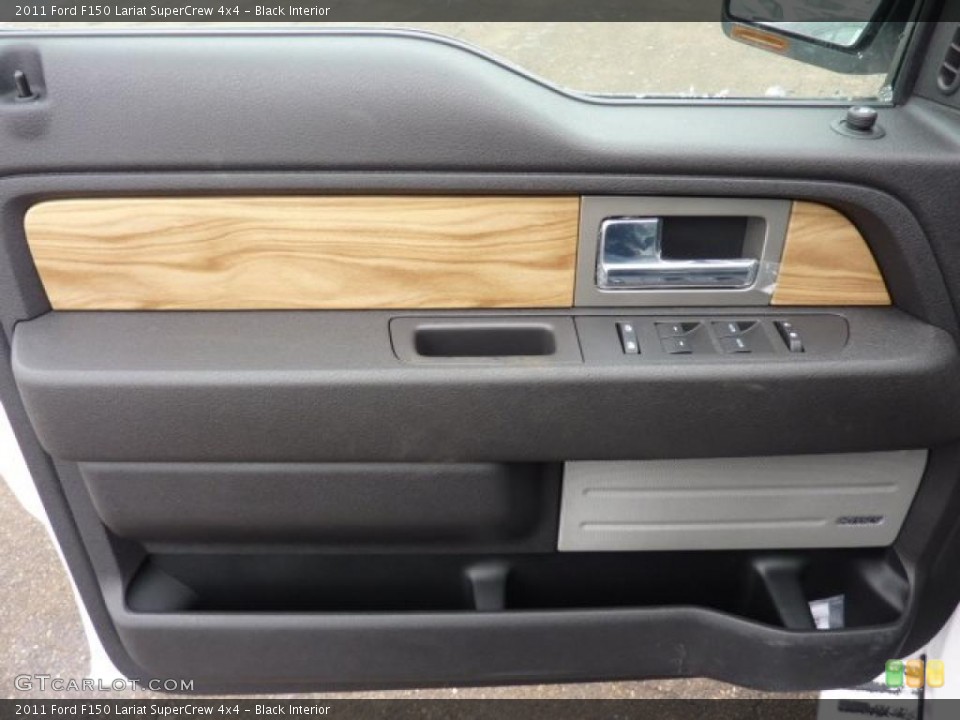Black Interior Door Panel for the 2011 Ford F150 Lariat SuperCrew 4x4 #42826952