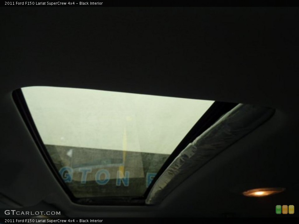Black Interior Sunroof for the 2011 Ford F150 Lariat SuperCrew 4x4 #42826968