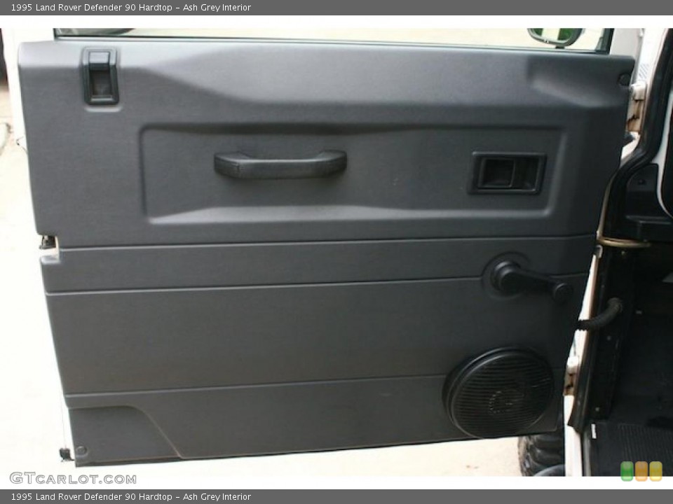 Ash Grey Interior Door Panel for the 1995 Land Rover Defender 90 Hardtop #42827063