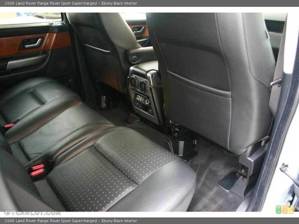 Ebony Black Interior Photo for the 2006 Land Rover Range Rover Sport Supercharged #42827834