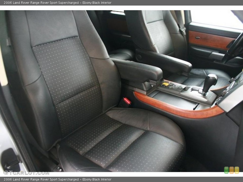 Ebony Black Interior Photo for the 2006 Land Rover Range Rover Sport Supercharged #42827902