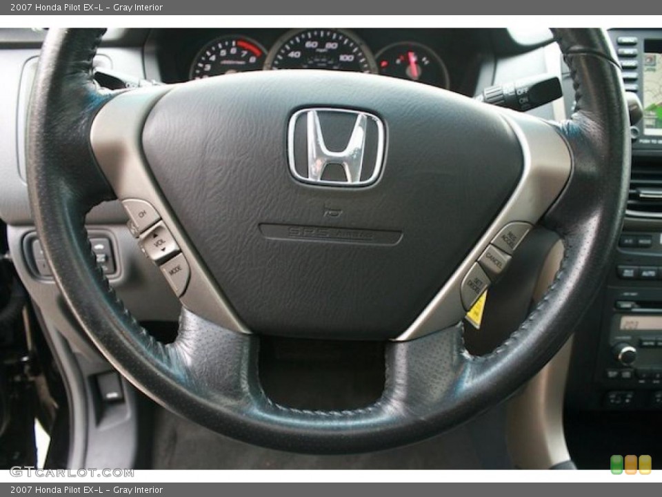 Gray Interior Steering Wheel for the 2007 Honda Pilot EX-L #42828434