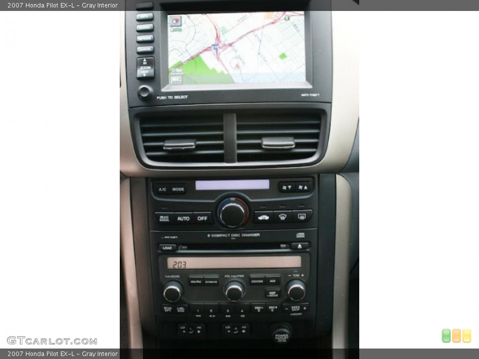 Gray Interior Controls for the 2007 Honda Pilot EX-L #42828514