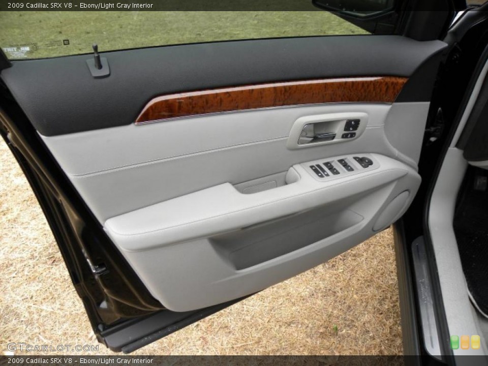Ebony/Light Gray Interior Door Panel for the 2009 Cadillac SRX V8 #42832682