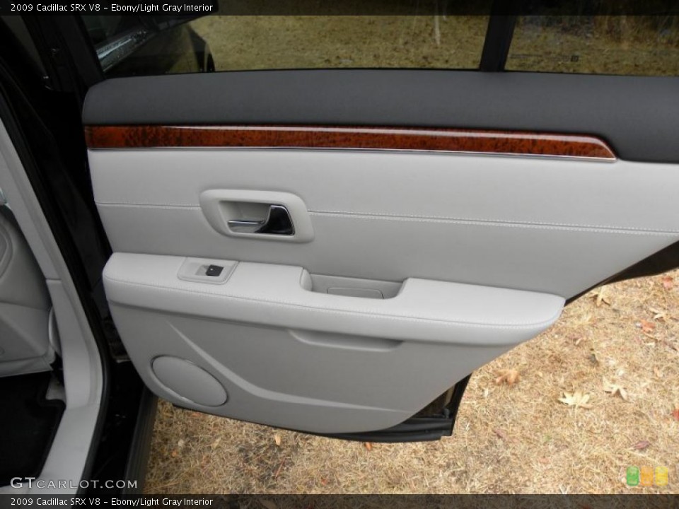 Ebony/Light Gray Interior Door Panel for the 2009 Cadillac SRX V8 #42832822