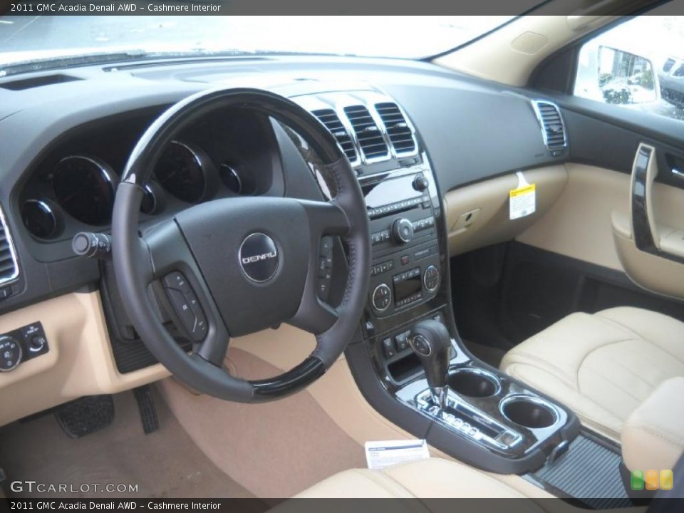 Cashmere Interior Prime Interior for the 2011 GMC Acadia Denali AWD #42833858