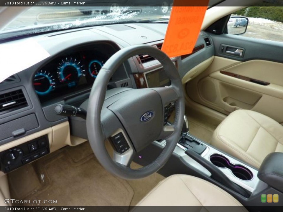 Camel Interior Photo for the 2010 Ford Fusion SEL V6 AWD #42834266