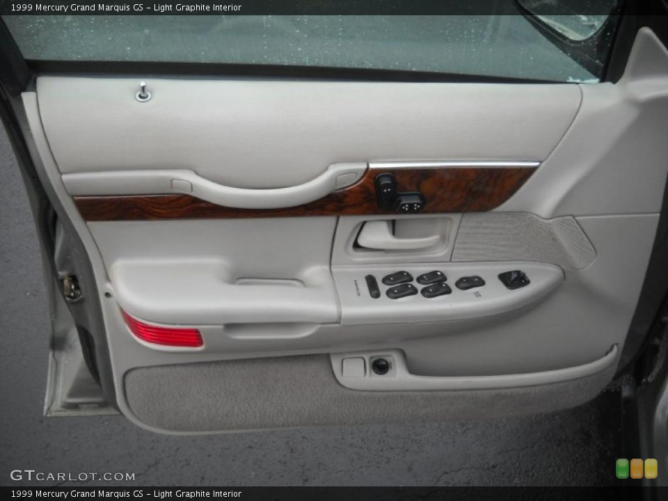 Light Graphite Interior Door Panel for the 1999 Mercury Grand Marquis GS #42834518