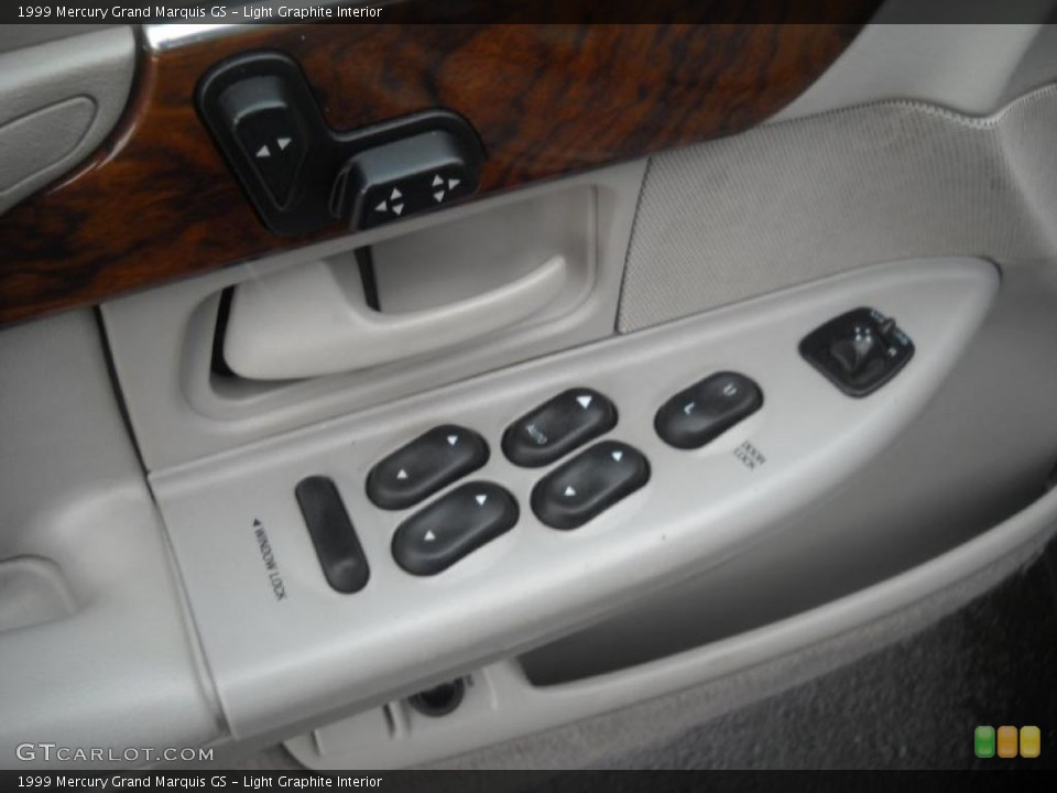 Light Graphite Interior Controls for the 1999 Mercury Grand Marquis GS #42834578