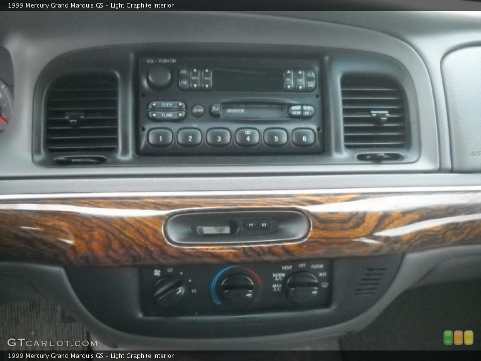 Light Graphite Interior Controls for the 1999 Mercury Grand Marquis GS #42834594