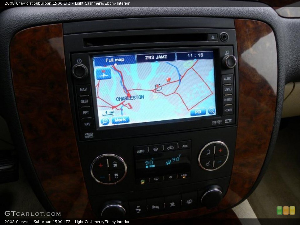 Light Cashmere/Ebony Interior Navigation for the 2008 Chevrolet Suburban 1500 LTZ #42834742