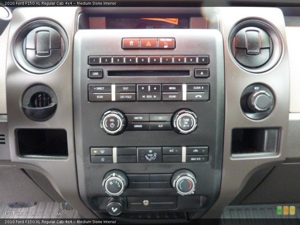 Medium Stone Interior Controls for the 2010 Ford F150 XL Regular Cab 4x4 #42835602