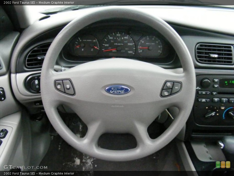 Medium Graphite Interior Steering Wheel for the 2002 Ford Taurus SES #42839534