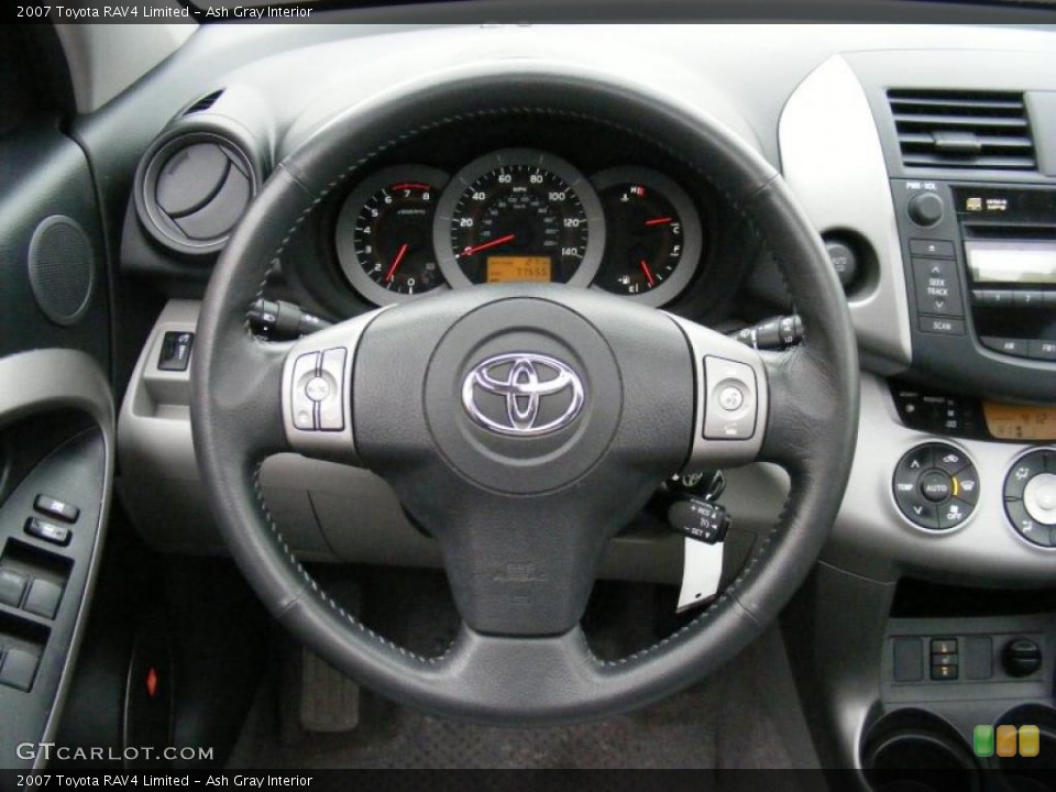 Ash Gray Interior Steering Wheel for the 2007 Toyota RAV4 Limited #42840446