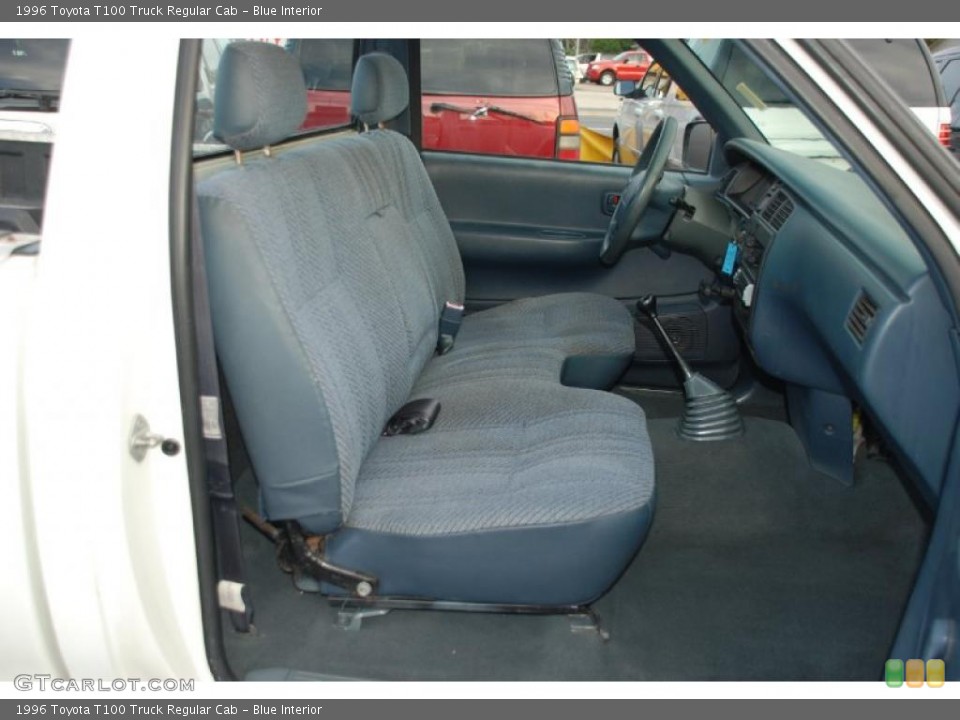 Blue 1996 Toyota T100 Truck Interiors