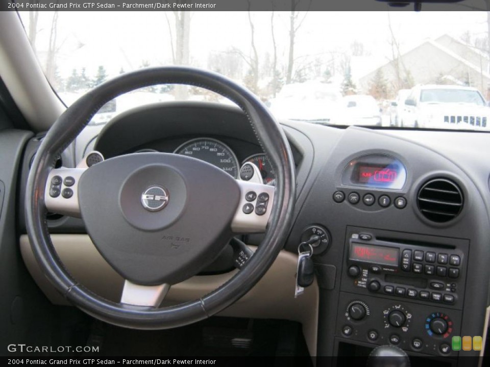 Parchment/Dark Pewter Interior Dashboard for the 2004 Pontiac Grand Prix GTP Sedan #42848998