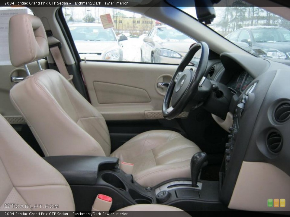 Parchment/Dark Pewter Interior Photo for the 2004 Pontiac Grand Prix GTP Sedan #42849042