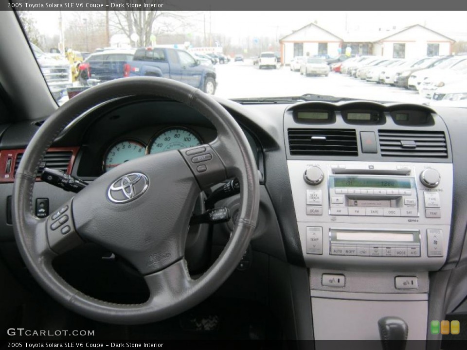 Dark Stone Interior Dashboard for the 2005 Toyota Solara SLE V6 Coupe #42849870
