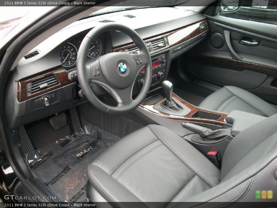 Black Interior Prime Interior for the 2011 BMW 3 Series 328i xDrive Coupe #42850194