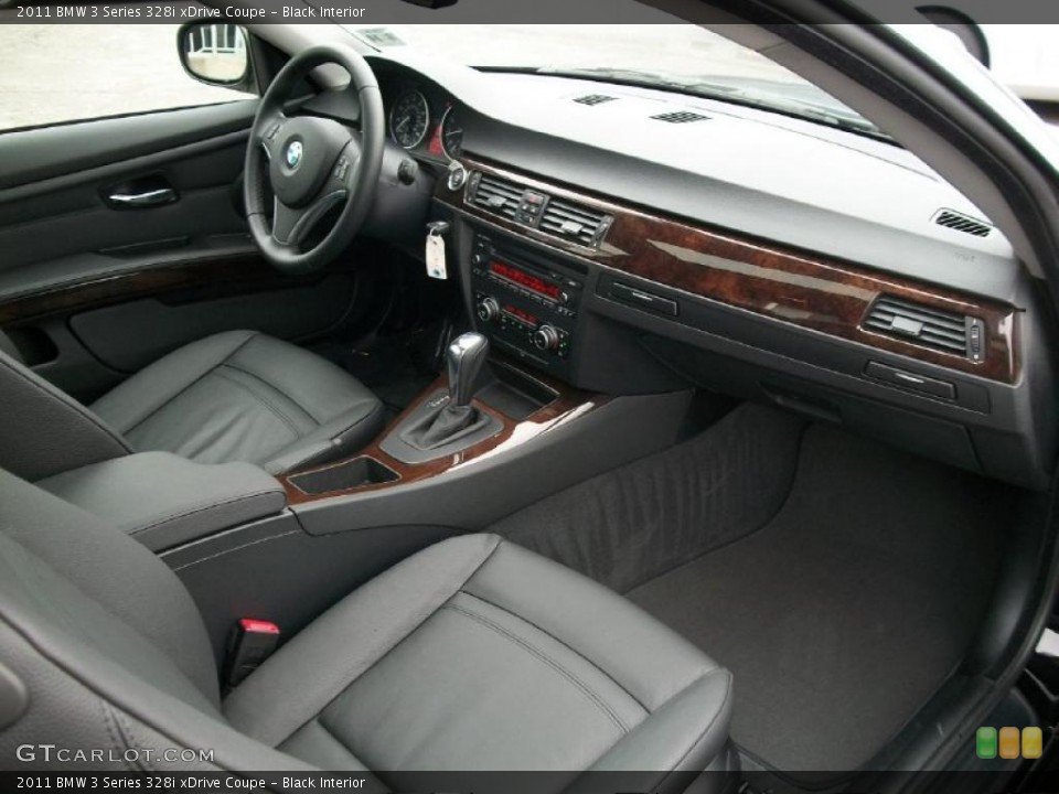 Black Interior Photo for the 2011 BMW 3 Series 328i xDrive Coupe #42850476
