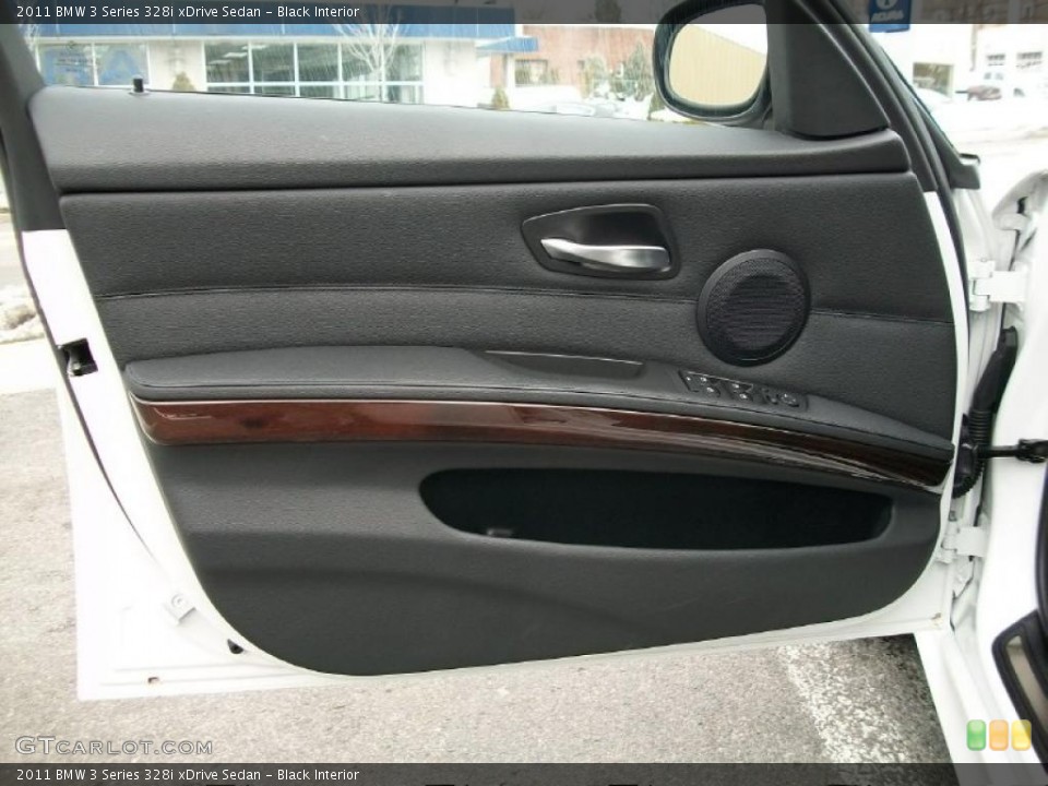 Black Interior Door Panel for the 2011 BMW 3 Series 328i xDrive Sedan #42850766