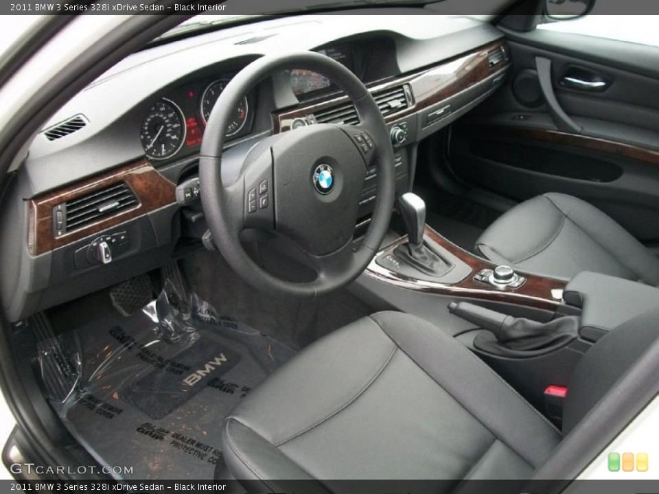 Black Interior Photo for the 2011 BMW 3 Series 328i xDrive Sedan #42850782