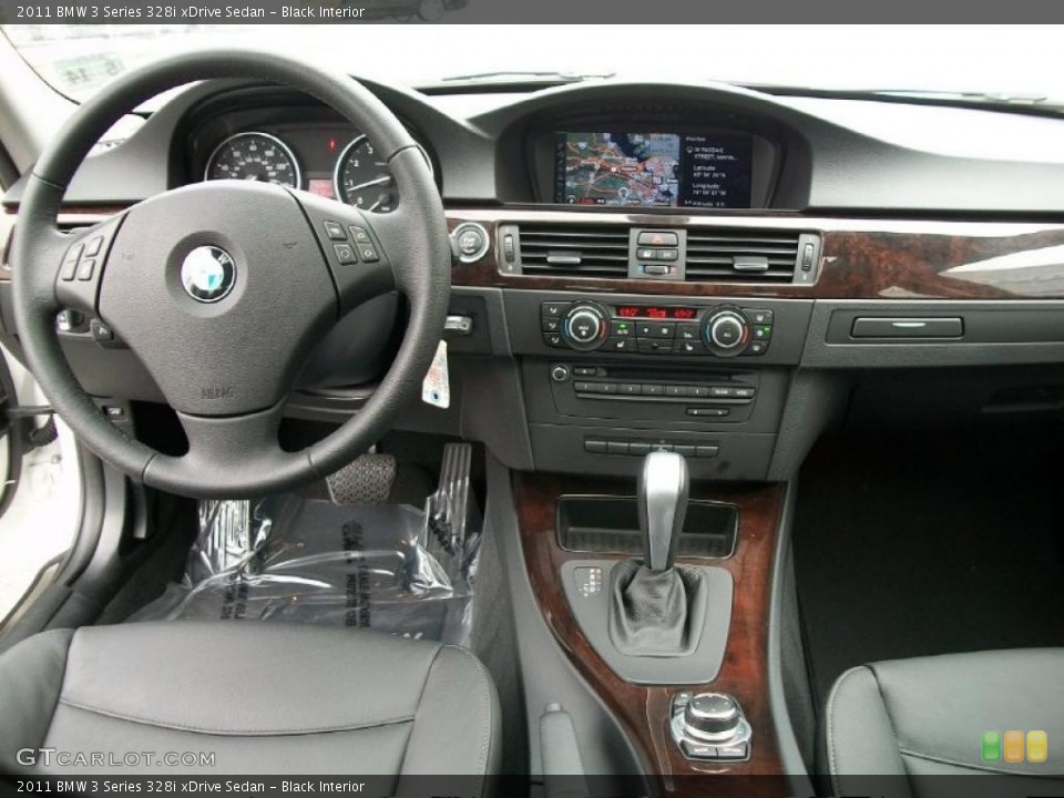 Black Interior Dashboard for the 2011 BMW 3 Series 328i xDrive Sedan #42850826