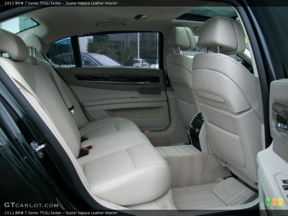 Oyster Nappa Leather Interior Photo for the 2011 BMW 7 Series 750Li Sedan #42853346