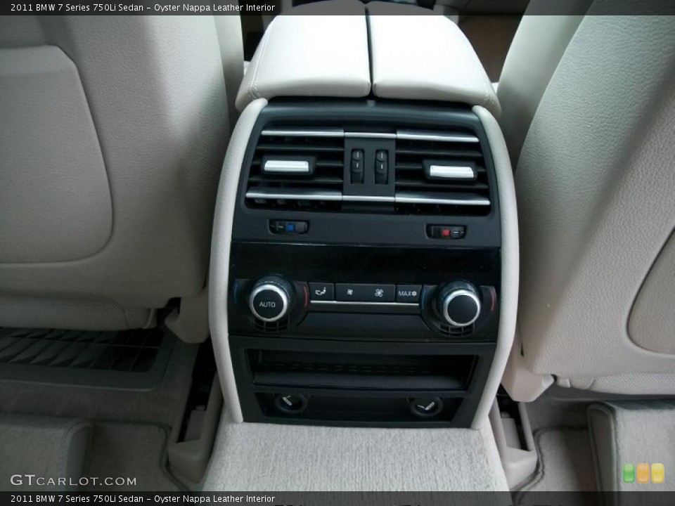 Oyster Nappa Leather Interior Controls for the 2011 BMW 7 Series 750Li Sedan #42853362