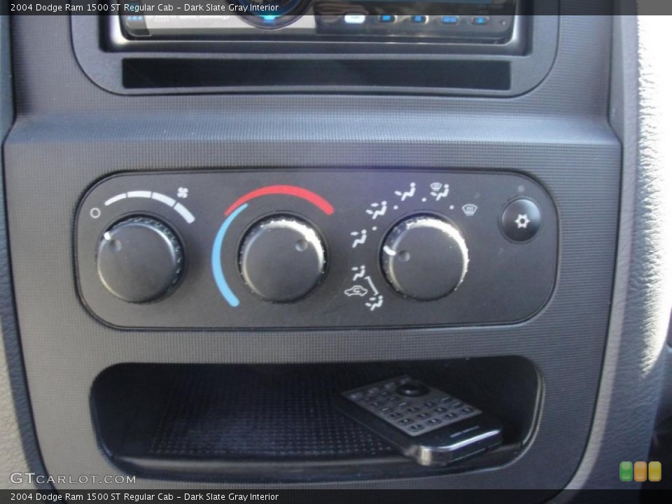 Dark Slate Gray Interior Controls for the 2004 Dodge Ram 1500 ST Regular Cab #42854774