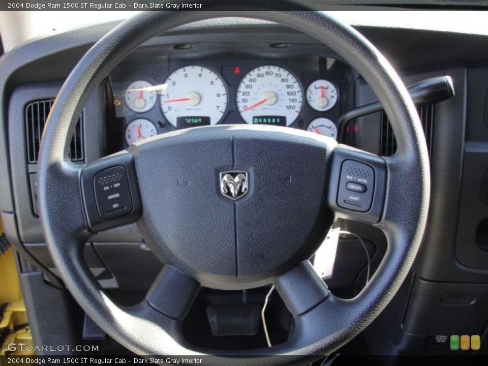 Dark Slate Gray Interior Steering Wheel for the 2004 Dodge Ram 1500 ST Regular Cab #42854790
