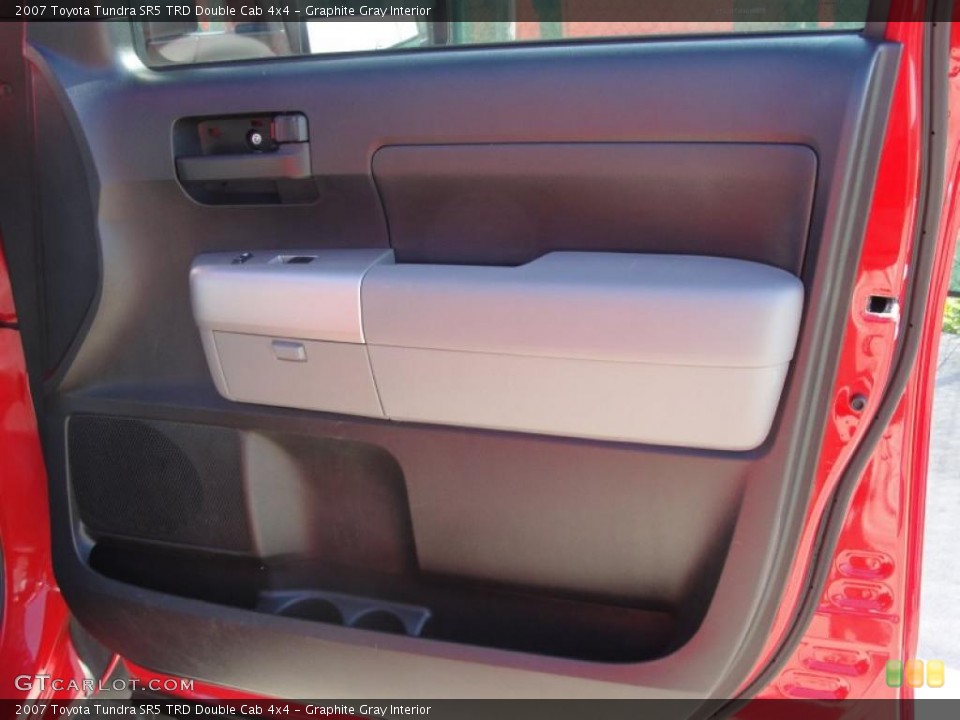 Graphite Gray Interior Door Panel for the 2007 Toyota Tundra SR5 TRD Double Cab 4x4 #42856858