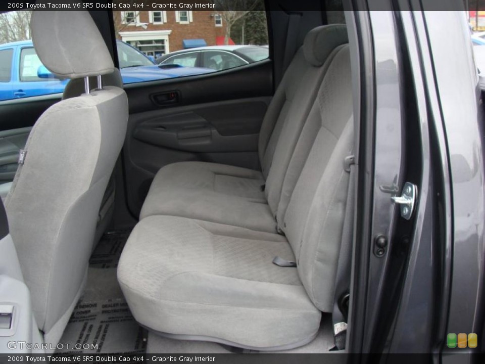 Graphite Gray Interior Photo for the 2009 Toyota Tacoma V6 SR5 Double Cab 4x4 #42860322