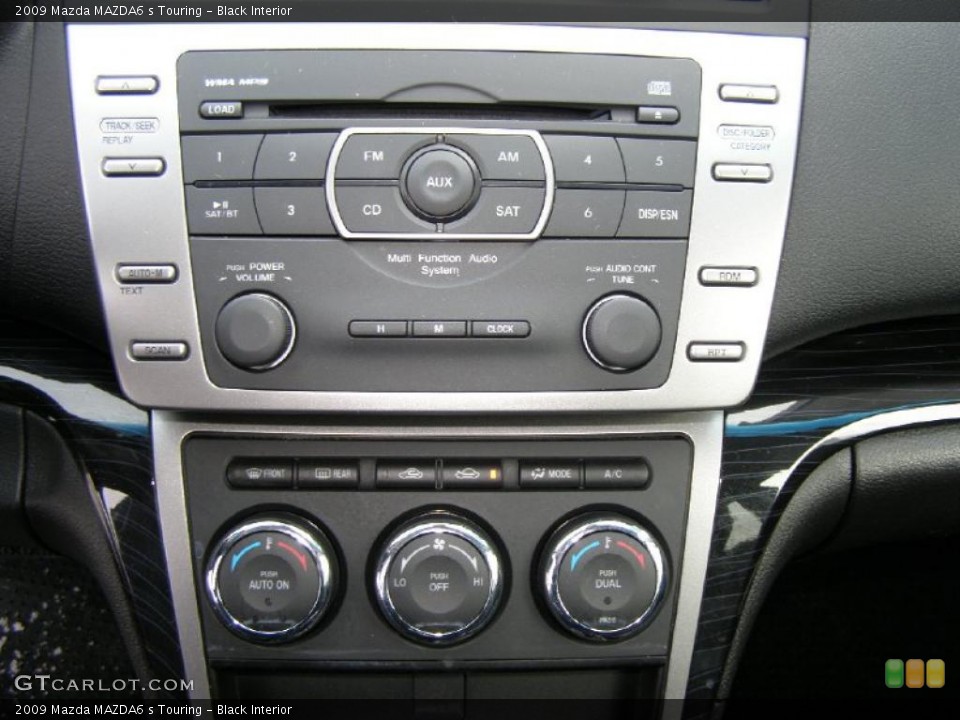 Black Interior Controls for the 2009 Mazda MAZDA6 s Touring #42862858