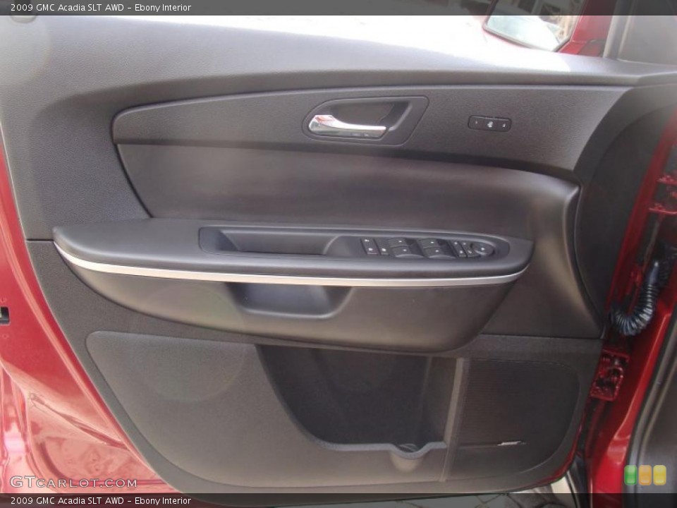 Ebony Interior Door Panel for the 2009 GMC Acadia SLT AWD #42863650