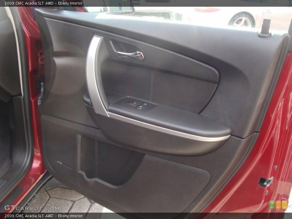 Ebony Interior Door Panel for the 2009 GMC Acadia SLT AWD #42863710
