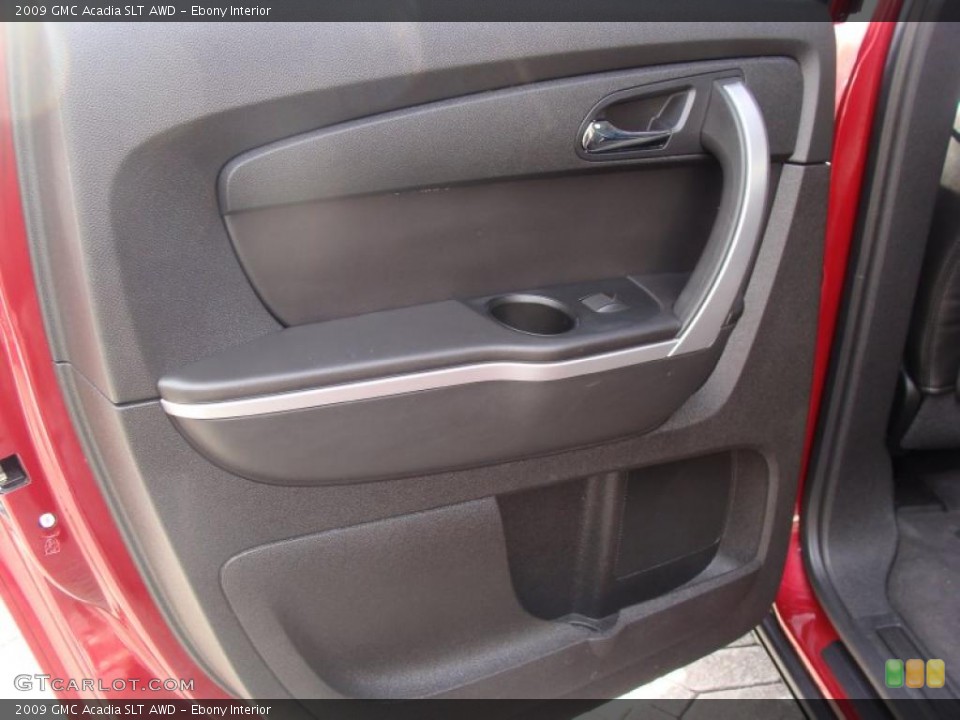 Ebony Interior Door Panel for the 2009 GMC Acadia SLT AWD #42863838