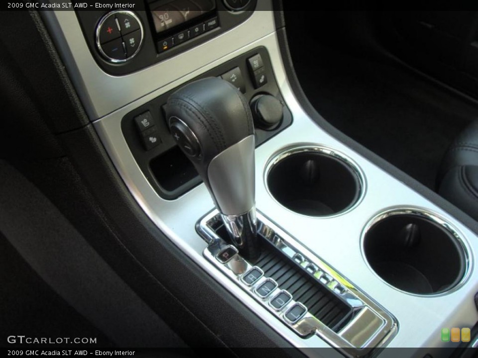 Ebony Interior Transmission for the 2009 GMC Acadia SLT AWD #42863950