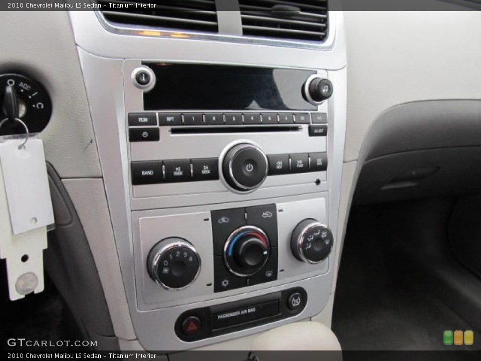 Titanium Interior Controls for the 2010 Chevrolet Malibu LS Sedan #42866446