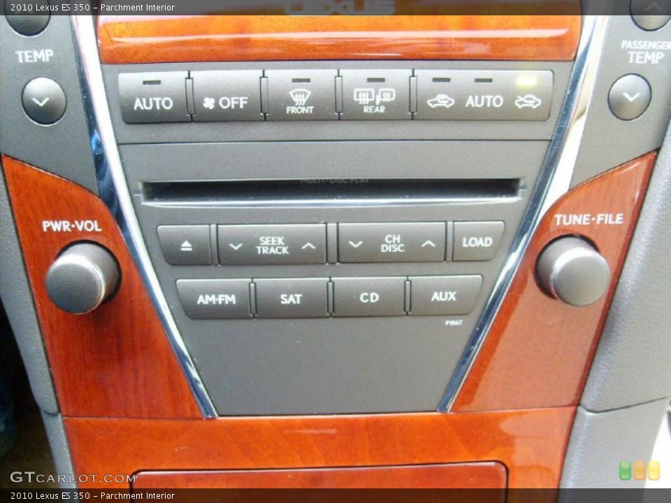Parchment Interior Controls for the 2010 Lexus ES 350 #42870267