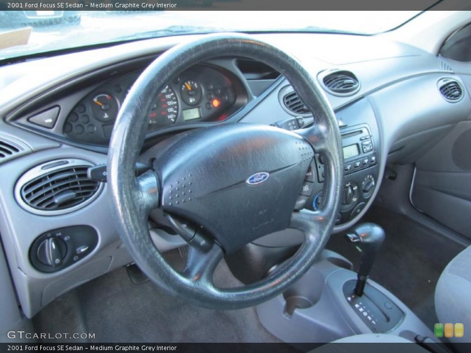Medium Graphite Grey Interior Prime Interior for the 2001 Ford Focus SE Sedan #42870946