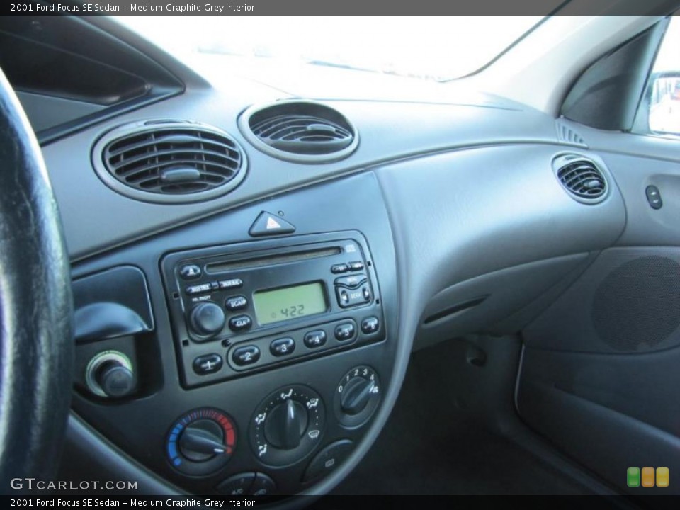 Medium Graphite Grey Interior Dashboard for the 2001 Ford Focus SE Sedan #42870950