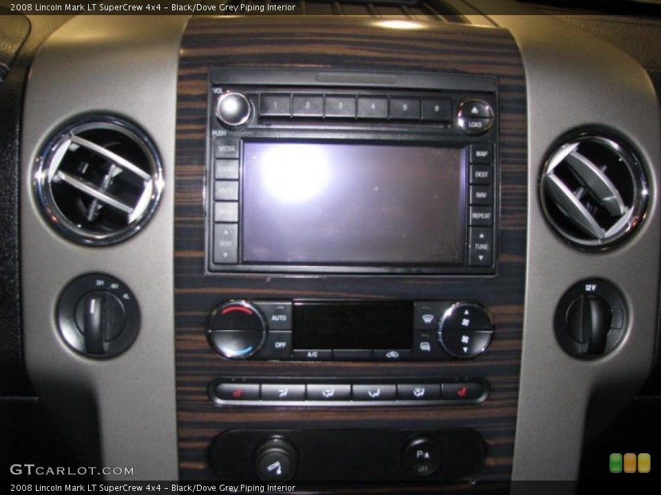 Black/Dove Grey Piping Interior Controls for the 2008 Lincoln Mark LT SuperCrew 4x4 #42871382