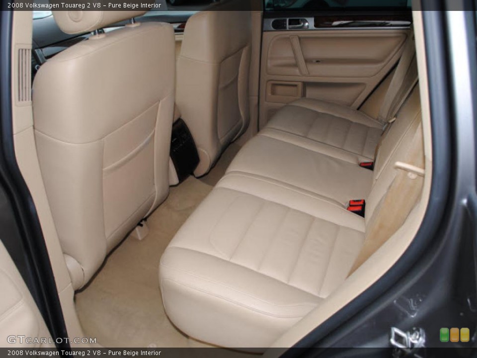 Pure Beige Interior Photo for the 2008 Volkswagen Touareg 2 V8 #42876537
