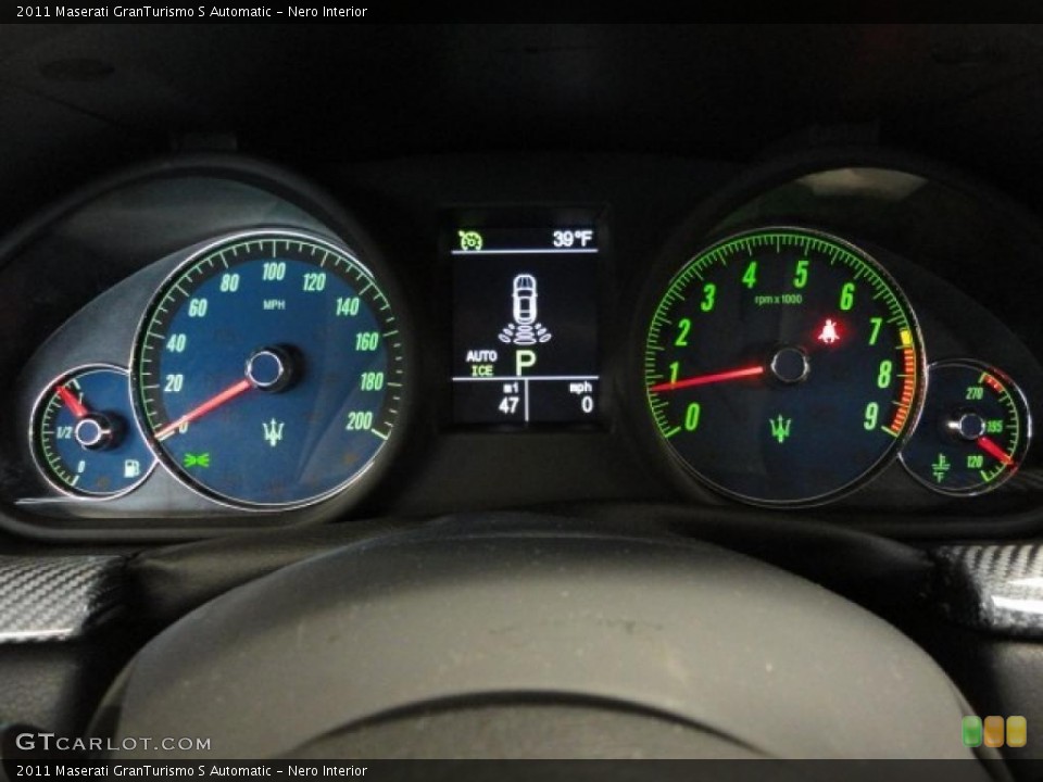 Nero Interior Gauges for the 2011 Maserati GranTurismo S Automatic #42879364