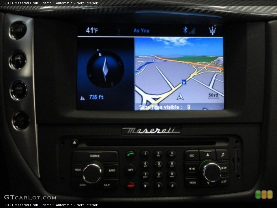 Nero Interior Navigation for the 2011 Maserati GranTurismo S Automatic #42879484
