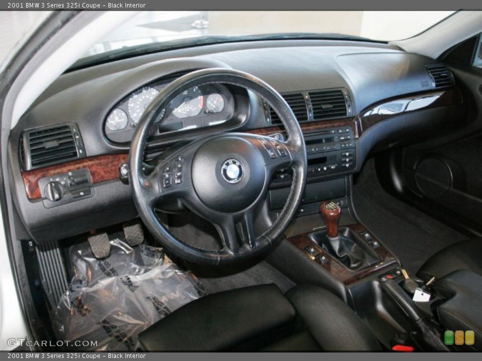 Black Interior Dashboard for the 2001 BMW 3 Series 325i Coupe #42880488