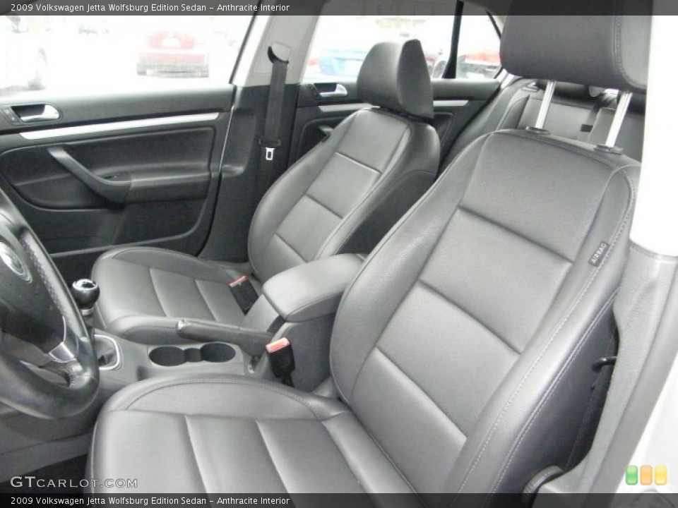 Anthracite Interior Photo for the 2009 Volkswagen Jetta Wolfsburg Edition Sedan #42882416